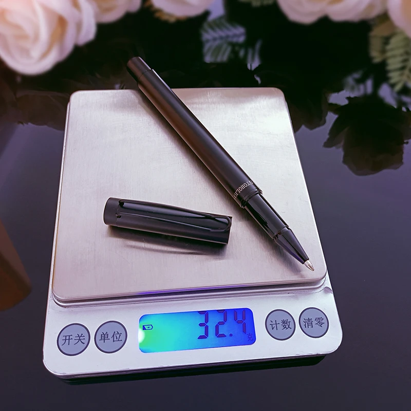 High Quality Matte Black Men Women Signature Roller Pen Metal Clip Point 0.5mm Roller Ballpoint Pen School Office Supplies
High Quality Matte Black Men Women Signature Roller Pen Metal Clip Point 0.5mm Roller Ballpoint Pen School Office Supplies