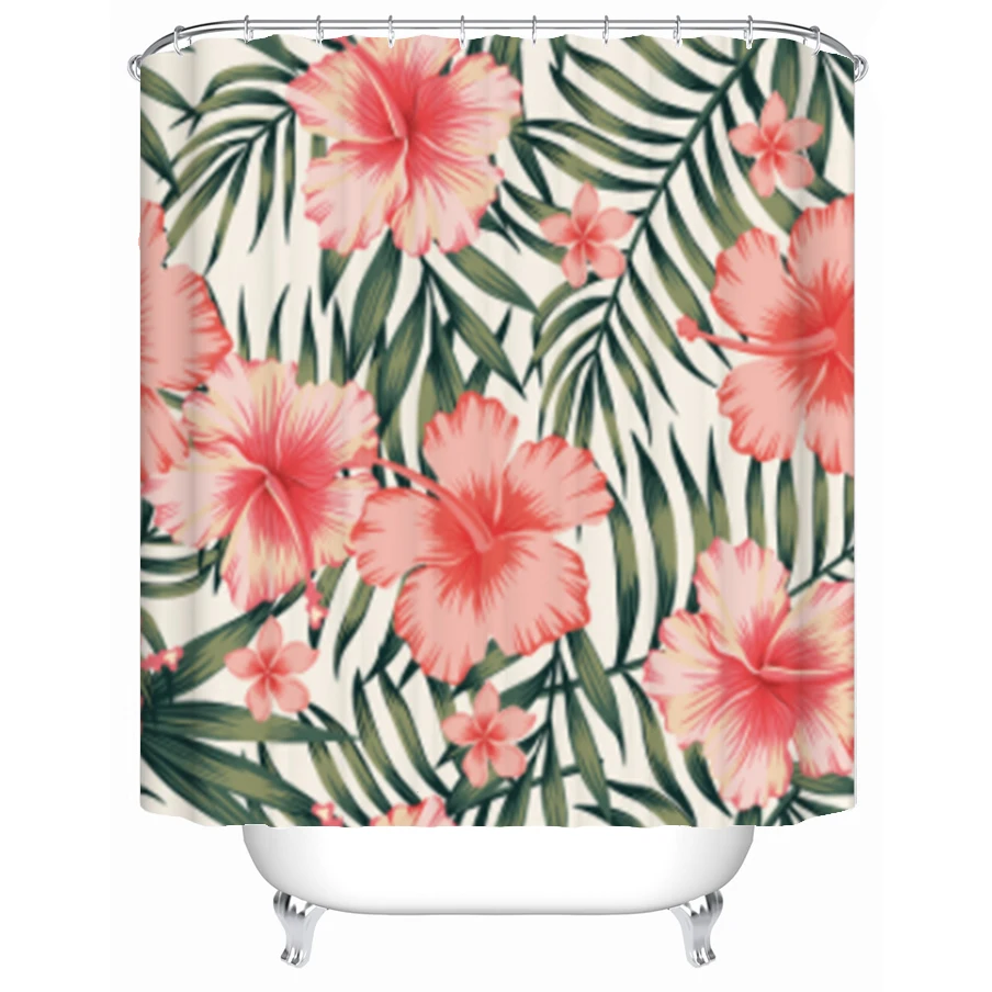 Green Plant Flower Decor Shower Curtain Home Printing Curtain Bathroom Polyester Bathtub Curtain With Hooks Waterproof Curtains
Green Plant Flower Decor Shower Curtain Home Printing Curtain Bathroom Polyester Bathtub Curtain With Hooks Waterproof Curtains