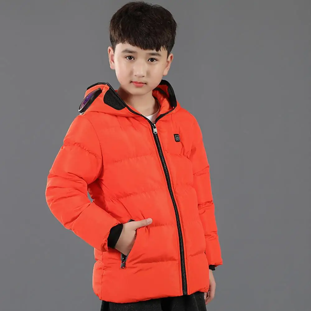 ET05 Children's 3 Area Heating Jacket USB Charging Winter Warm Jacket Smart Thermostat Hooded Cotton Clothes Washable
ET05 Children's 3 Area Heating Jacket USB Charging Winter Warm Jacket Smart Thermostat Hooded Cotton Clothes Washable