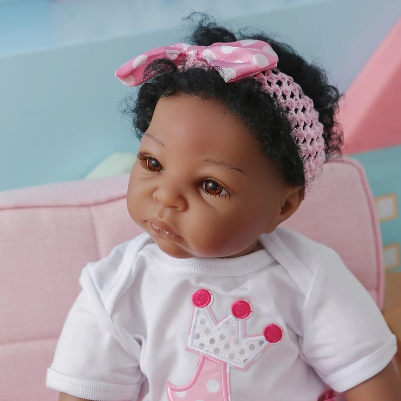 2021 New 55cm Realistic Doll Vinyl Toddler Babies Lifelike Princess African Girl Birthday
2021 New 55cm Realistic Doll Vinyl Toddler Babies Lifelike Princess African Girl Birthday