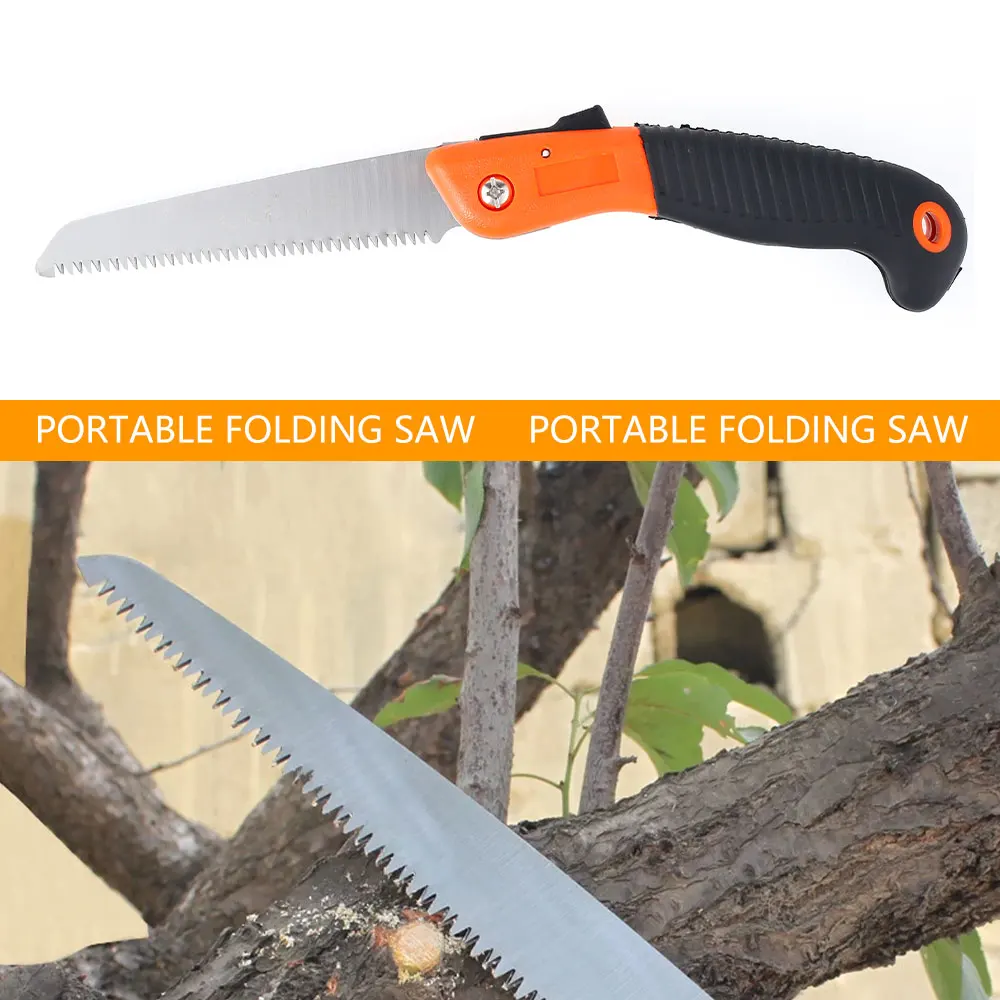 Folding Saw Heavy Duty Extra Long 150mm Blade Hand Saw for Wood Camping Dry Wood Pruning Saw with Hard Teeth
Folding Saw Heavy Duty Extra Long 150mm Blade Hand Saw for Wood Camping Dry Wood Pruning Saw with Hard Teeth