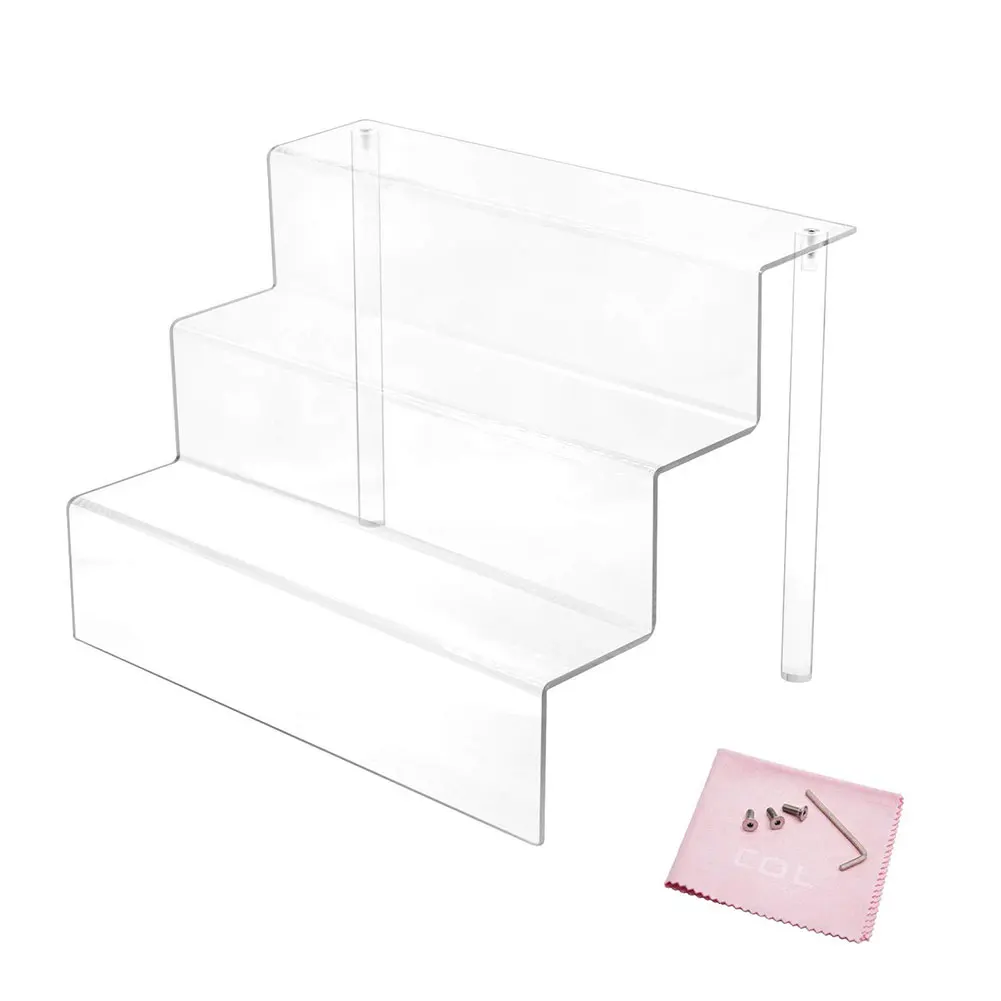 Acrylic Riser Stand Shelf Display 3 Steps Acrylic Display for Decoration and Organizer-Small 3-Tier 40P
Acrylic Riser Stand Shelf Display 3 Steps Acrylic Display for Decoration and Organizer-Small 3-Tier 40P
