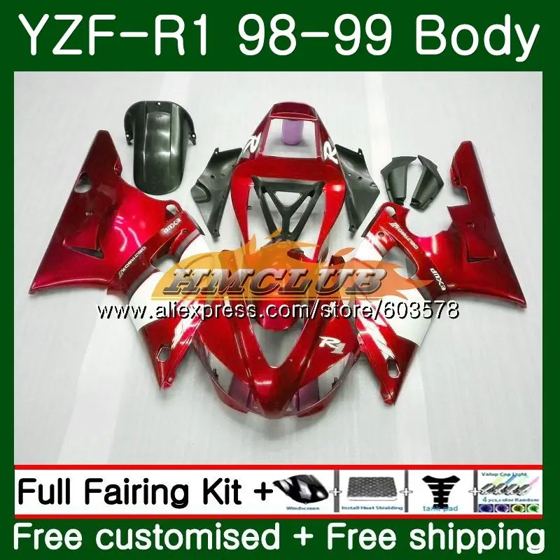 Для кузова Yamaha YZF R 1 YZF 1000 YZF1000 YZF R1 1998 1999 58CL. 11 комплект YZF-1000 YZF-R1 98 99 YZFR1 98 99 обтекатель металлический красное вино стекло
Для кузова Yamaha YZF R 1 YZF 1000 YZF1000 YZF R1 1998 1999 58CL. 11 комплект YZF-1000 YZF-R1 98 99 YZFR1 98 99 обтекатель металлический красное вино стекло