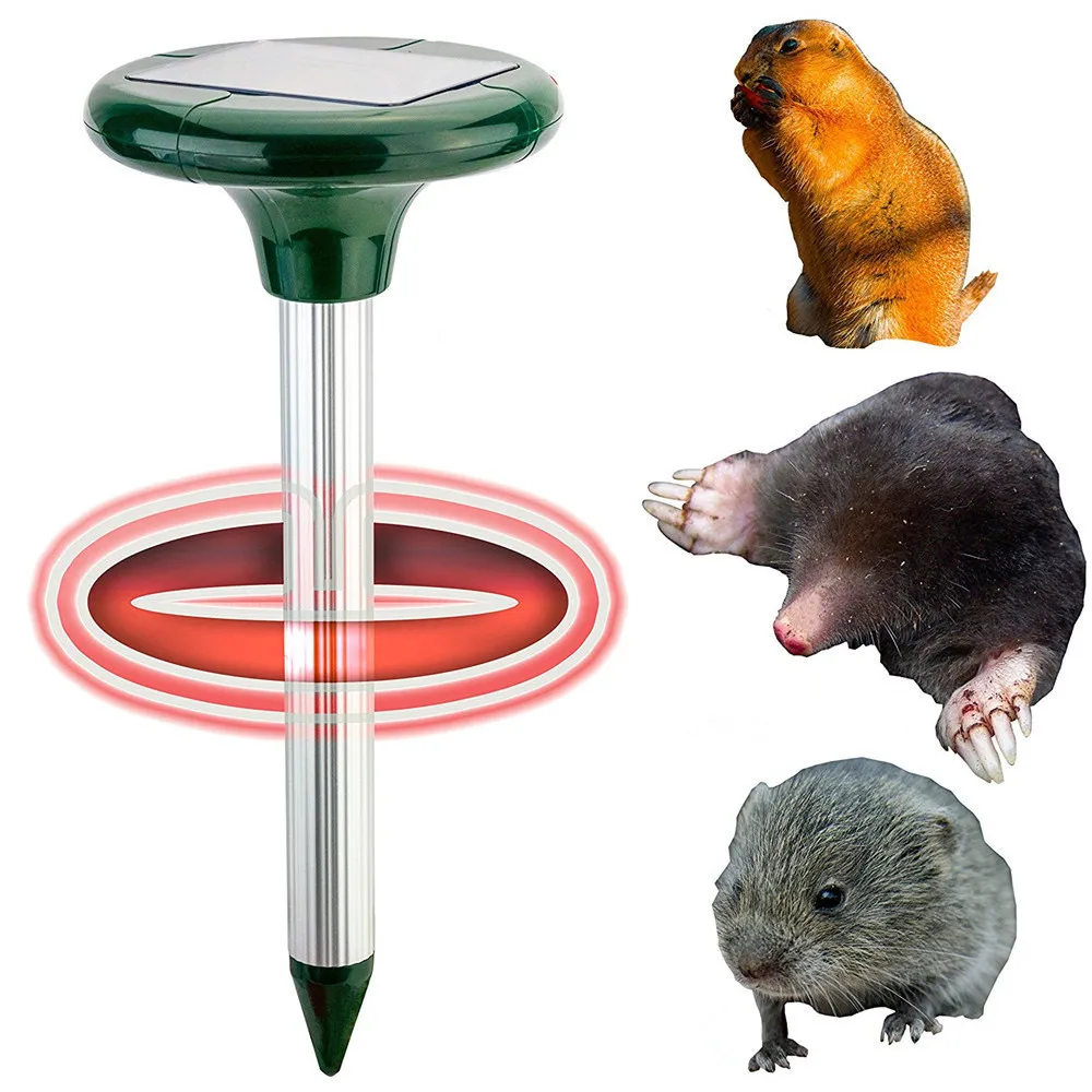 2pcs Solar Mole Repellent Yard Stakes - 2 Pack Ultrasonic Outdoor Pest Control Rodent Repeller Spikes w/ 7000 Sq Ft Range
2pcs Solar Mole Repellent Yard Stakes - 2 Pack Ultrasonic Outdoor Pest Control Rodent Repeller Spikes w/ 7000 Sq Ft Range