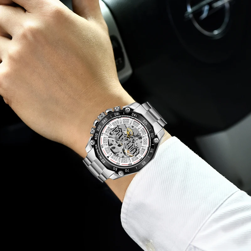 Winner Men Watches Automatic Mechanical Watch Male Skeleton Wristwatch Stainless Steel Fashion Luxury Brand Sport Design Clock
Winner Men Watches Automatic Mechanical Watch Male Skeleton Wristwatch Stainless Steel Fashion Luxury Brand Sport Design Clock