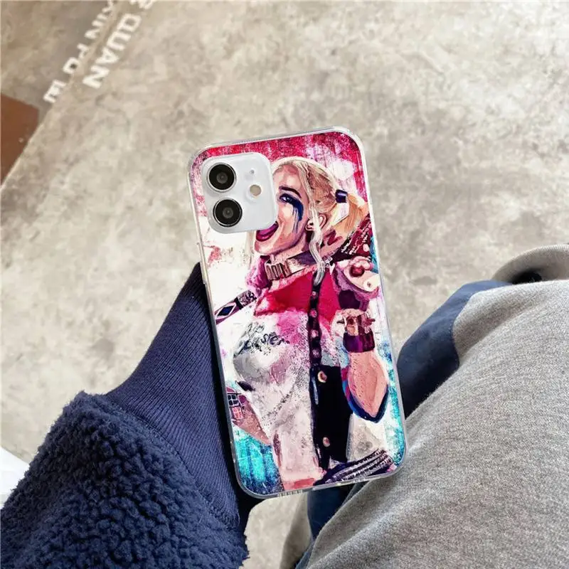 Hoesjes Harley Queen Phone Case For iphone 5s 6 7 8 11 12 plus xsmax xr pro mini se Transparent Cover Fundas Coque
Hoesjes Harley Queen Phone Case For iphone 5s 6 7 8 11 12 plus xsmax xr pro mini se Transparent Cover Fundas Coque