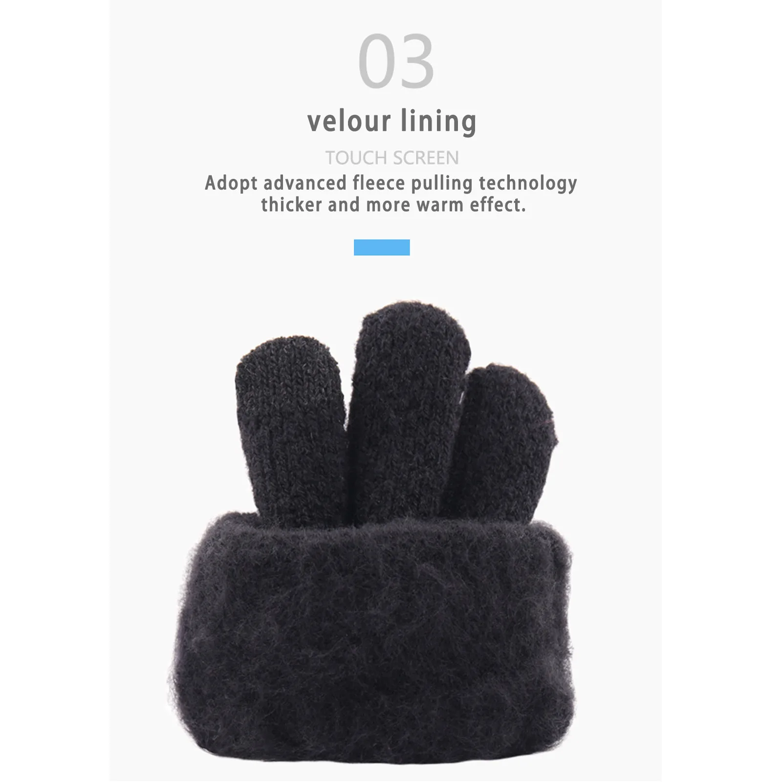 Men's Fall And Winter Cotton Gloves Touch Screen Knitted Woolen Gloves Women Warm Plus Velvet Thickened Full Finger Gloves
Men's Fall And Winter Cotton Gloves Touch Screen Knitted Woolen Gloves Women Warm Plus Velvet Thickened Full Finger Gloves