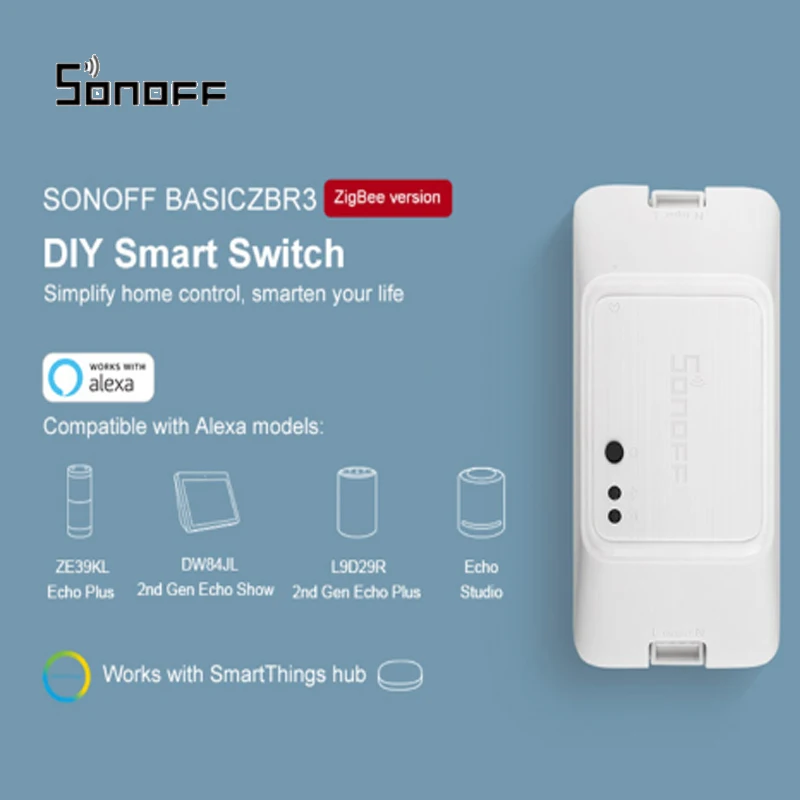 SONOFF Zigbee модуль переключателя BASICZBR3 DIY Smart Switch беспроводные переключатели