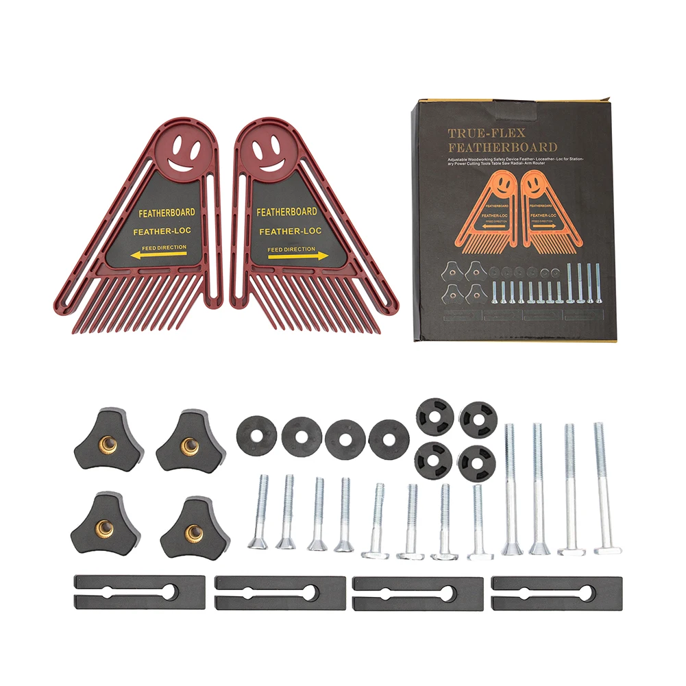 Multifunctional Feather Loc Board Set Double Featherboards for Engraving Machine Miter Gauge Slot Woodworking Table Saw Tools
Multifunctional Feather Loc Board Set Double Featherboards for Engraving Machine Miter Gauge Slot Woodworking Table Saw Tools