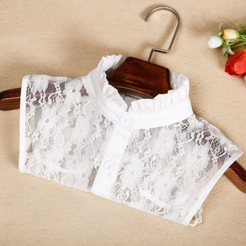Fashion Women Solid Shirt Cotton Lace False Collars White & Black Blouse Vintage Detachable Adjust Clothes Accessories Fake
Fashion Women Solid Shirt Cotton Lace False Collars White & Black Blouse Vintage Detachable Adjust Clothes Accessories Fake