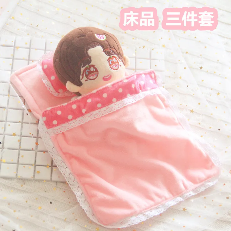 20cm idol Plush Doll bedroom bed pillow quilt mattress Doll Accessories Birthday Present Replaceable Clothes Toys Gift
20cm idol Plush Doll bedroom bed pillow quilt mattress Doll Accessories Birthday Present Replaceable Clothes Toys Gift