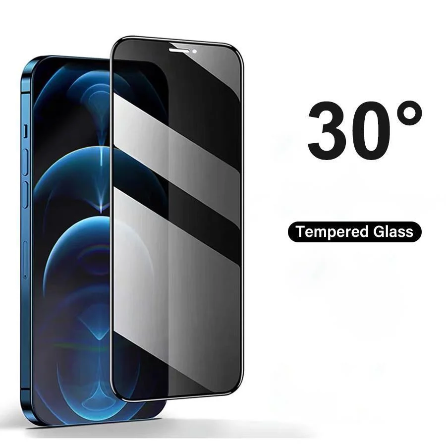 

2 шт. высококачественное противошпионское закаленное стекло 30 ° для iPhone 12 mini 11 Pro XS Max X XR противоударное Защитное стекло для экрана
