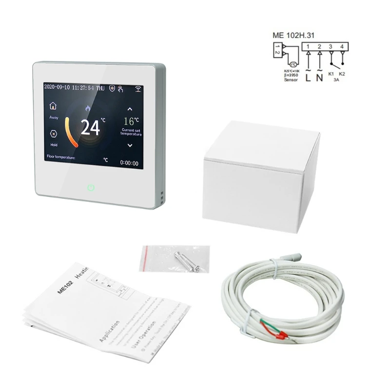 Intelligent WiFi Touching Screen Heating Thermostat Smart Speaker Voice Control 23GB
Intelligent WiFi Touching Screen Heating Thermostat Smart Speaker Voice Control 23GB