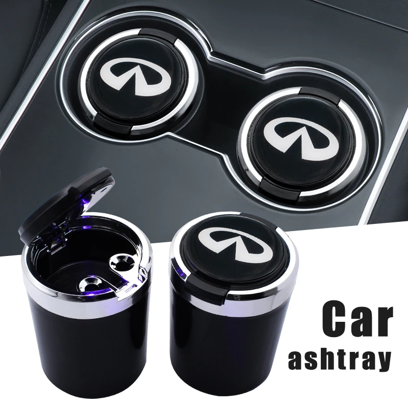 Car LED Ashtray Storage Cup Container Car Styling Interior Accessories For Infiniti FX35 Q50 Q30 ESQ QX50 QX60 QX70 EX JX35 G35
Car LED Ashtray Storage Cup Container Car Styling Interior Accessories For Infiniti FX35 Q50 Q30 ESQ QX50 QX60 QX70 EX JX35 G35