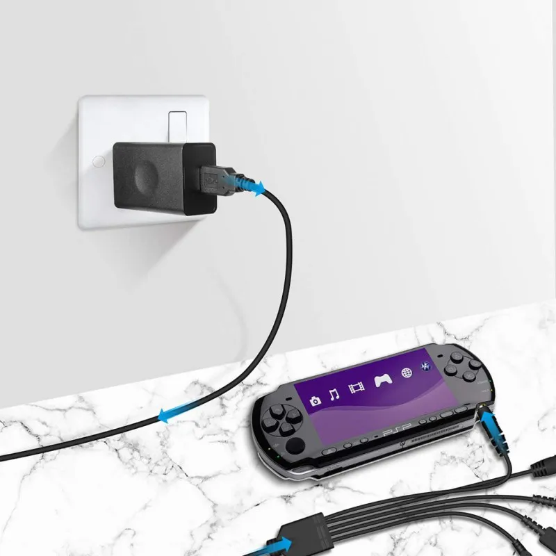 Для USB к SP/NDSL/3DS/WII U 1 2 м 5-в-1 зарядный кабель для передачи данных 98SE/ME/2000/XP/VISTA/WIN 7/8 |