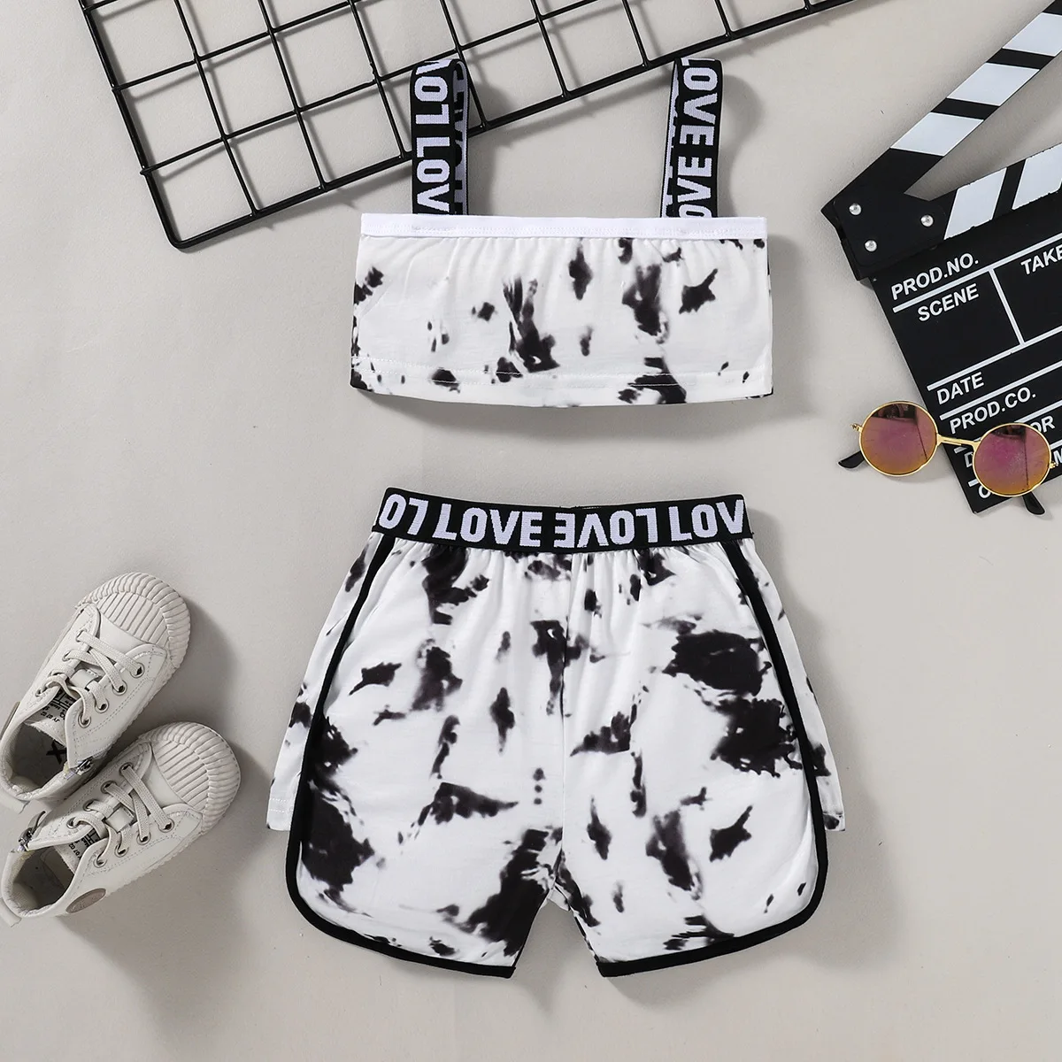 Two Piece Tie Dye Leopard Print Tracksuit Kids Baby Girls Clothes Set Summer Camisole Elastic Shorts 2pcs Fashion Outfits
Two Piece Tie Dye Leopard Print Tracksuit Kids Baby Girls Clothes Set Summer Camisole Elastic Shorts 2pcs Fashion Outfits