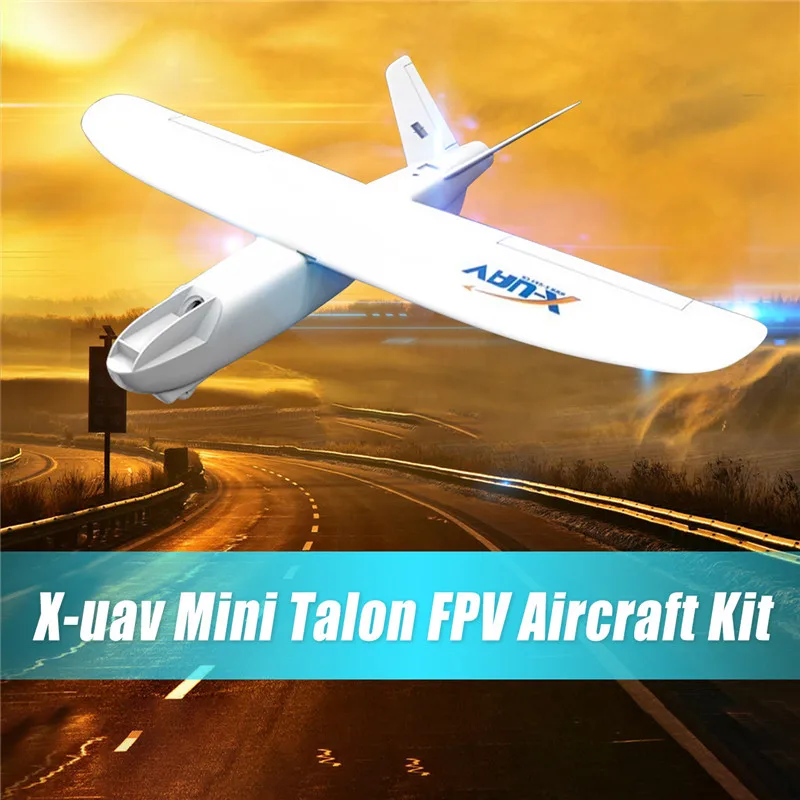 X uav Mini Talon EPO 1300 мм размах крыльев V tail FPV RC модель пульт дистанционного управления