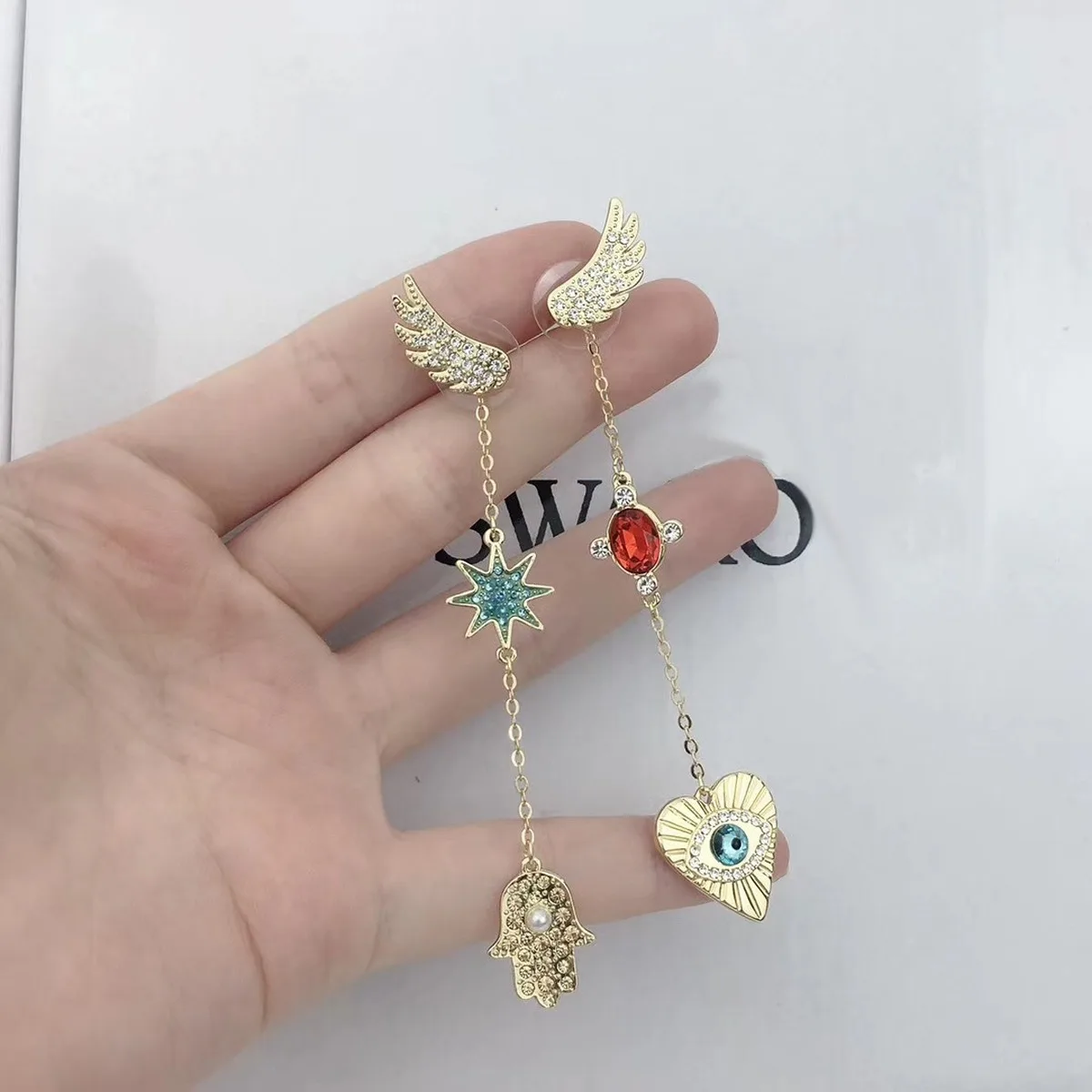 High qualitySWA1:1 tassel style with noble temperament. Long tassel female Earrings charming fashion jewelry earrings for women 
High qualitySWA1:1 tassel style with noble temperament. Long tassel female Earrings charming fashion jewelry earrings for women