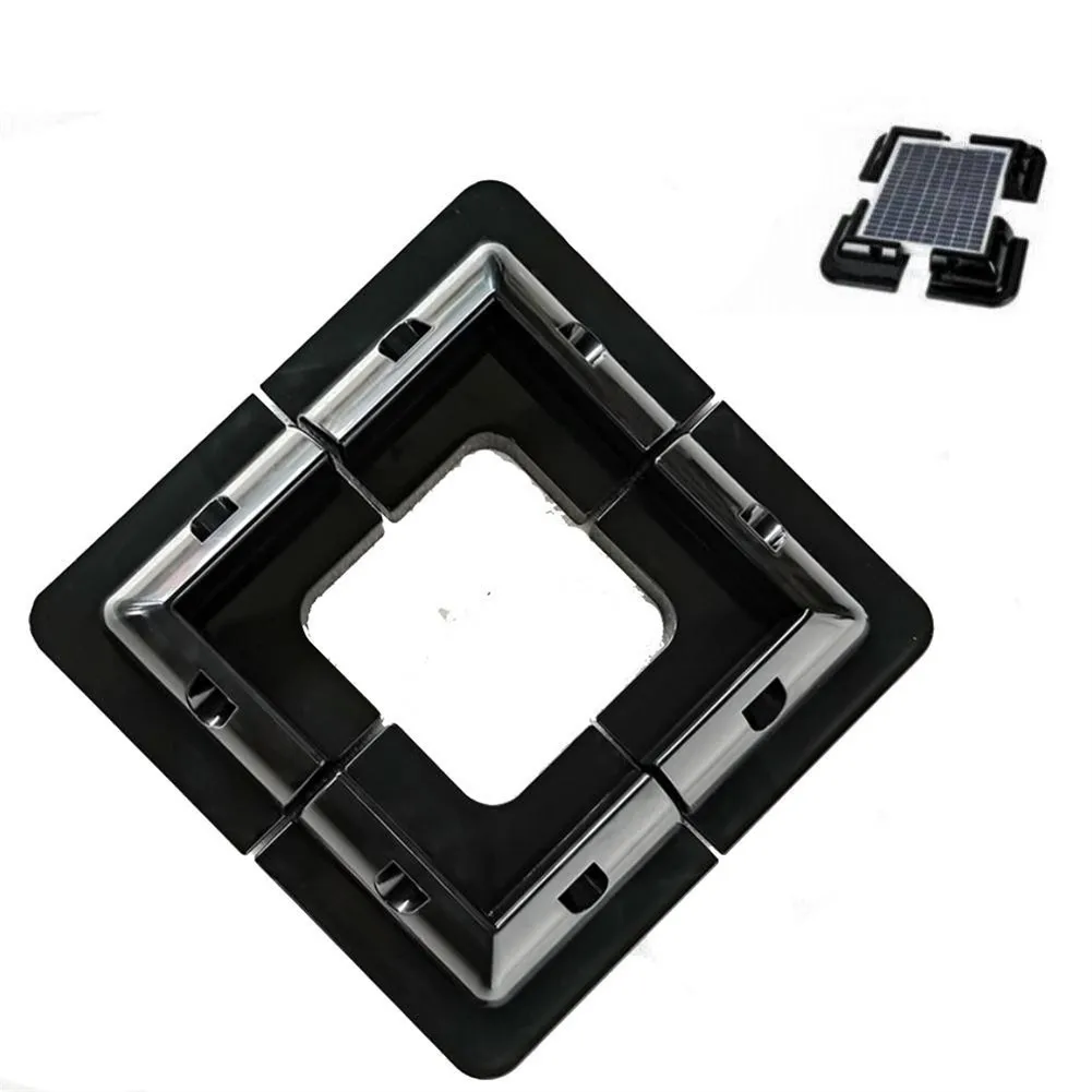 4pcs/set Black Plastic Motorhomes Solar Panel Mounting Bracket Corner Set Kit For Rv Boat Caravans Lorries
4pcs/set Black Plastic Motorhomes Solar Panel Mounting Bracket Corner Set Kit For Rv Boat Caravans Lorries