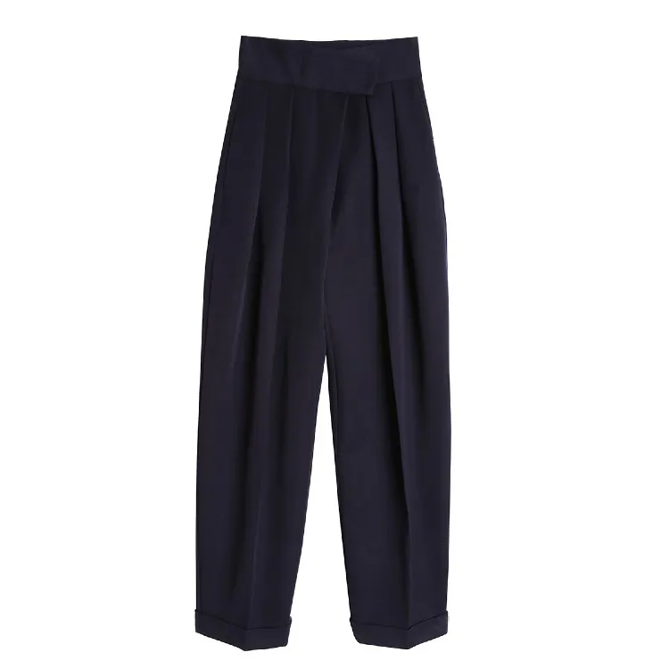 DEAT 2021 New Spring Fashion Women Suit Pants Women High Waist Zippers High Waist Pleasted Loose Full Length Office Lady Trouser
DEAT 2021 New Spring Fashion Women Suit Pants Women High Waist Zippers High Waist Pleasted Loose Full Length Office Lady Trouser