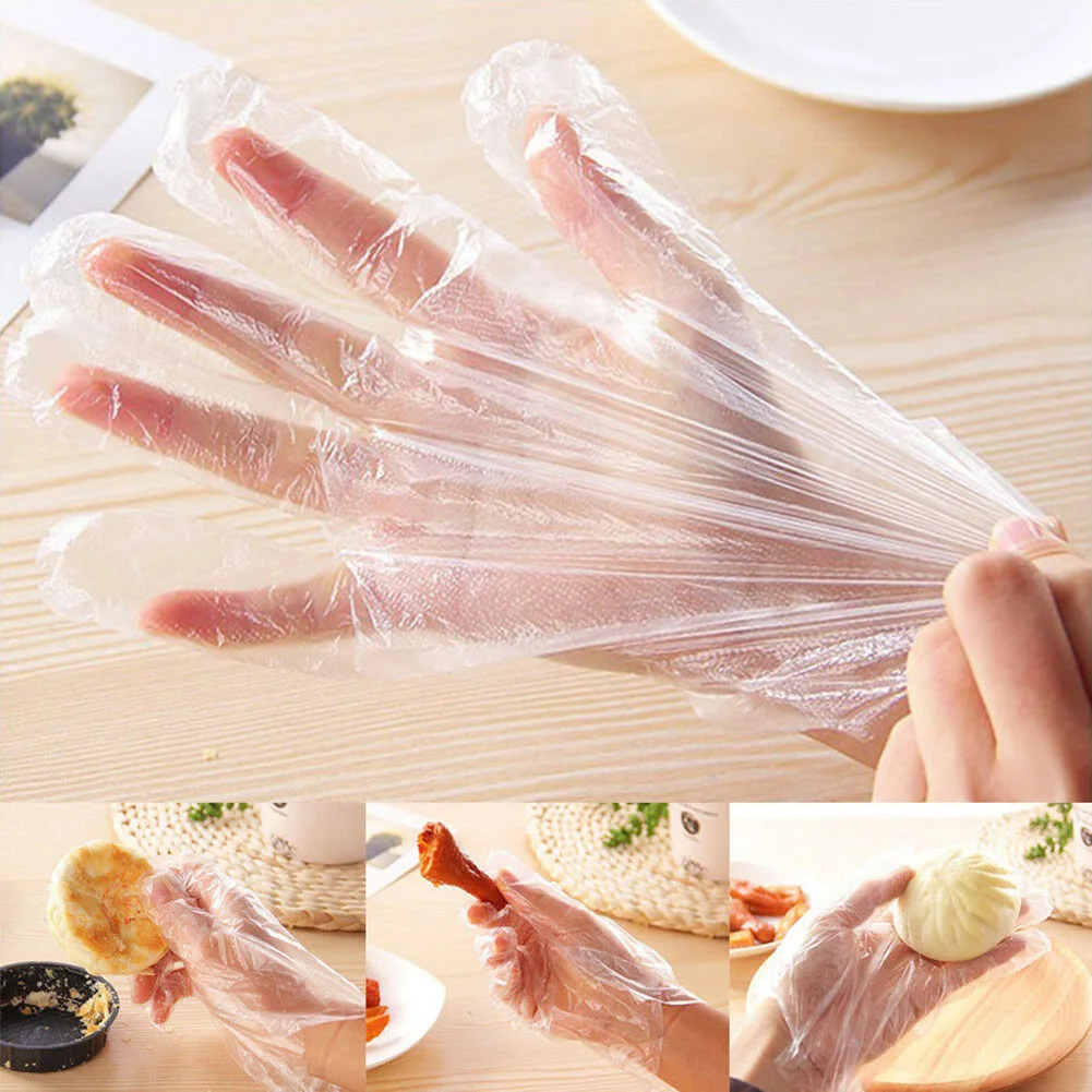 Clear Plastic Disposable Gloves Restaurant Home Service Catering Hygiene Supplies DSD666
Clear Plastic Disposable Gloves Restaurant Home Service Catering Hygiene Supplies DSD666