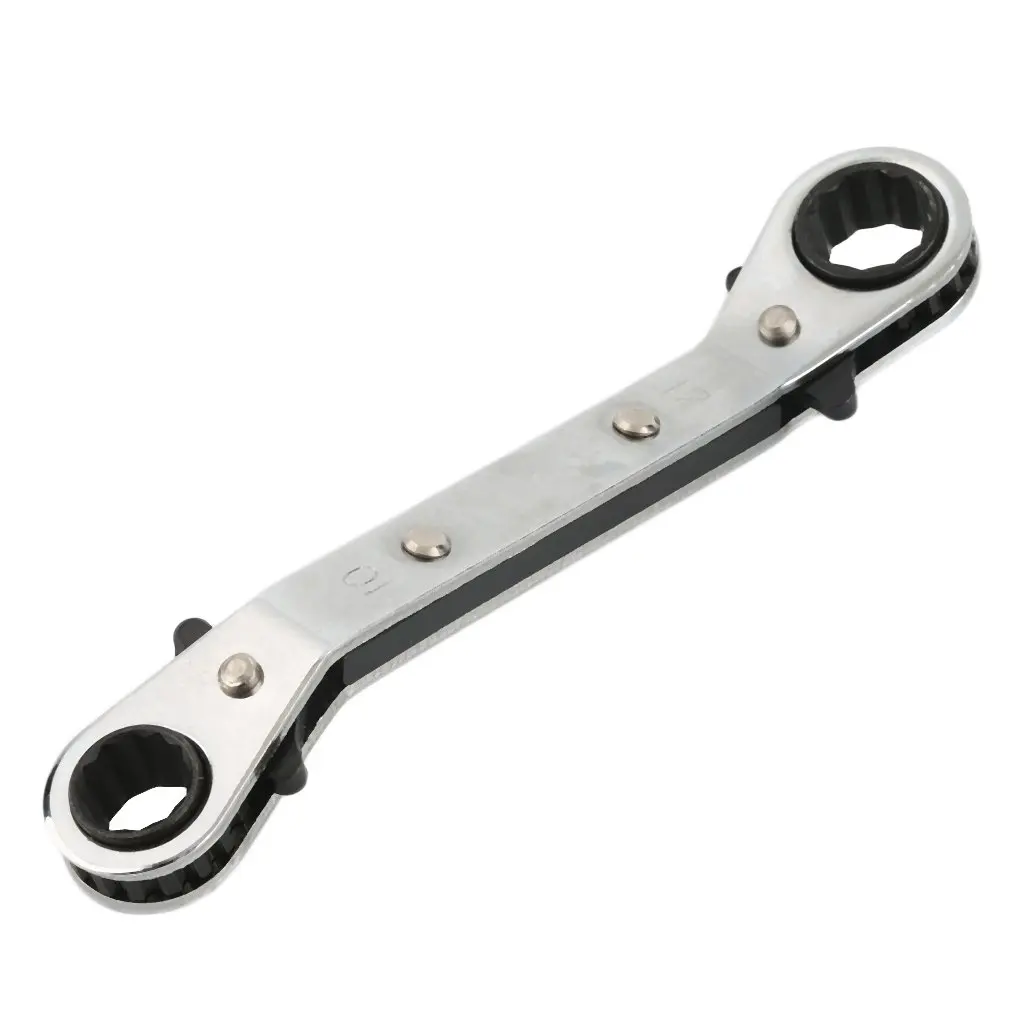 1Pcs Useful Metric Offset Ring Wrench Spanner Ratchet Metric Household Hand DIY Tool 6x8/11x13mm Fully reversible
1Pcs Useful Metric Offset Ring Wrench Spanner Ratchet Metric Household Hand DIY Tool 6x8/11x13mm Fully reversible