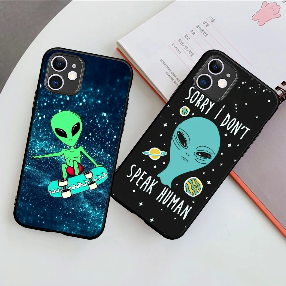 Hot Aesthetics Cute Cartoon alien space Phone Case Etui Fundas For iPhone 8 7 6 6S Plus XR 10 11 Pro max X XS Max 5 5S SE
Hot Aesthetics Cute Cartoon alien space Phone Case Etui Fundas For iPhone 8 7 6 6S Plus XR 10 11 Pro max X XS Max 5 5S SE