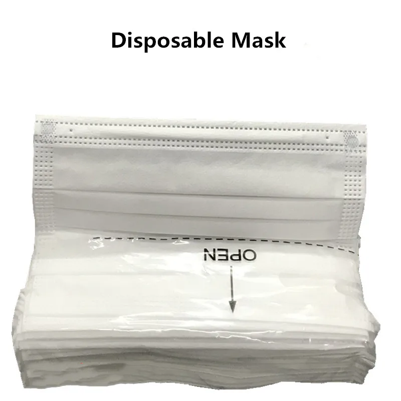 50pcs Disposable White Adult Mask Open Extract Protective Face Mouth Mask 3 Layers Filter Dustproof Anti Saliva Earloop Mask 
50pcs Disposable White Adult Mask Open Extract Protective Face Mouth Mask 3 Layers Filter Dustproof Anti Saliva Earloop Mask