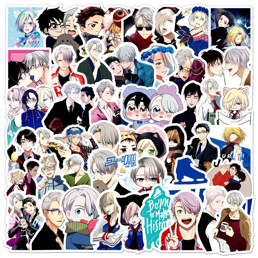 10/30/50 шт./аниме Yuri on Ice граффити наклейка для ноутбука скейтборда гитары
