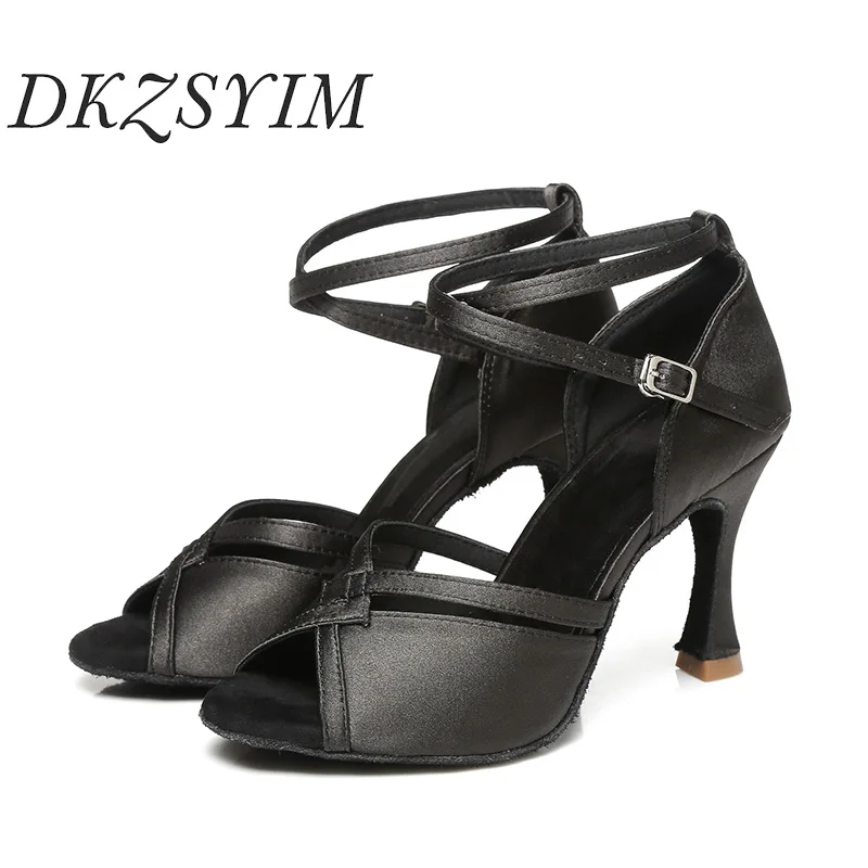 DKZSYIM Women Latin Dance Shoes Cuban Hells Professional Modern Dance Shoes Brown Satin Party Dance Shoes Soft High Quality
DKZSYIM Women Latin Dance Shoes Cuban Hells Professional Modern Dance Shoes Brown Satin Party Dance Shoes Soft High Quality