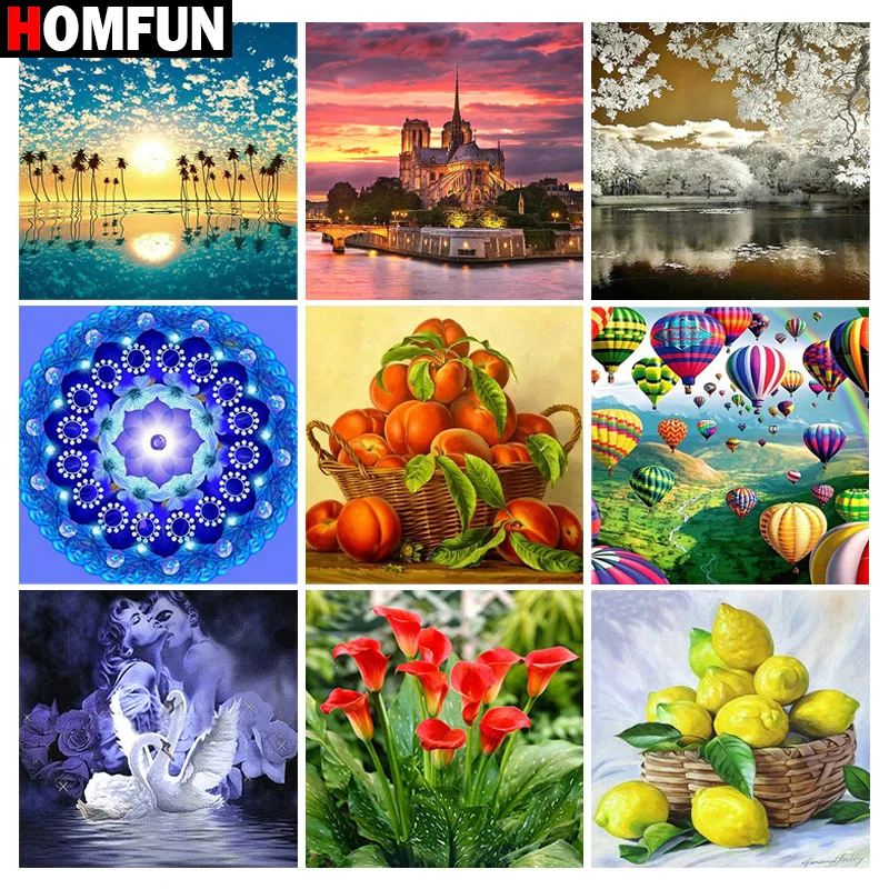 HOMFUN 5D Diamond "Fruit basket Sunset swan" Diamond Embroidery Full Round/ Square Diy Diamond Painting Cross Stitch Home Decor
HOMFUN 5D Diamond "Fruit basket Sunset swan" Diamond Embroidery Full Round/ Square Diy Diamond Painting Cross Stitch Home Decor