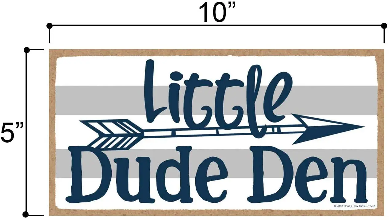 Little Dude Den - inch Hanging Boys Room Decor, Wall Art, Decorative Wood Sign Home Decor
Little Dude Den - inch Hanging Boys Room Decor, Wall Art, Decorative Wood Sign Home Decor