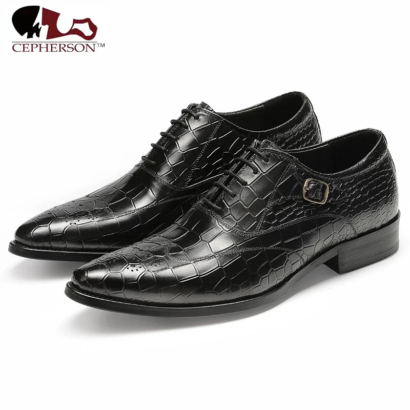 Oxford Brogue Bridegroom Dress Office Best Men Shoes Black Genuine Leather Original Casual Business Designer Shoes
Oxford Brogue Bridegroom Dress Office Best Men Shoes Black Genuine Leather Original Casual Business Designer Shoes