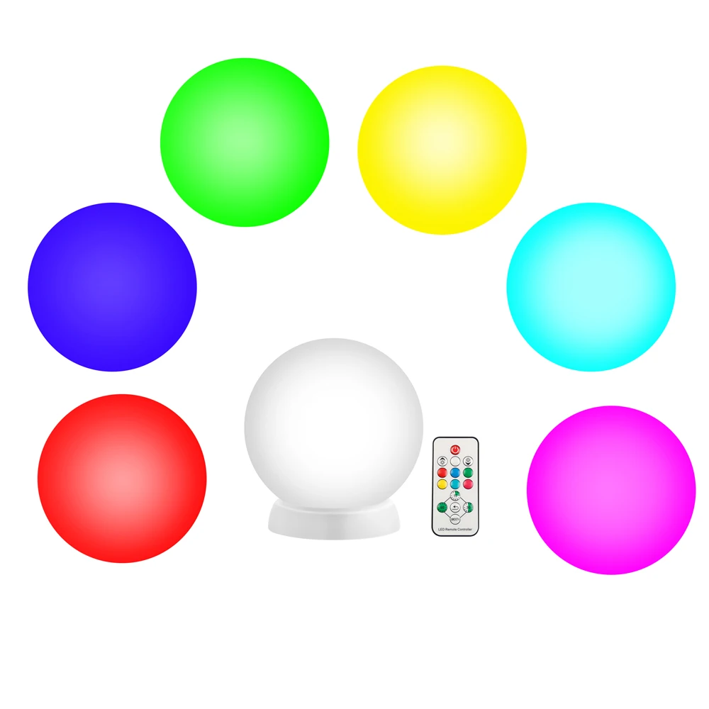 Led Luminous Ball Light Outdoor Waterproof Garden Landscape Lamp Indoor Bedroom Bedside Decorate Night Light With Remote Control
Led Luminous Ball Light Outdoor Waterproof Garden Landscape Lamp Indoor Bedroom Bedside Decorate Night Light With Remote Control