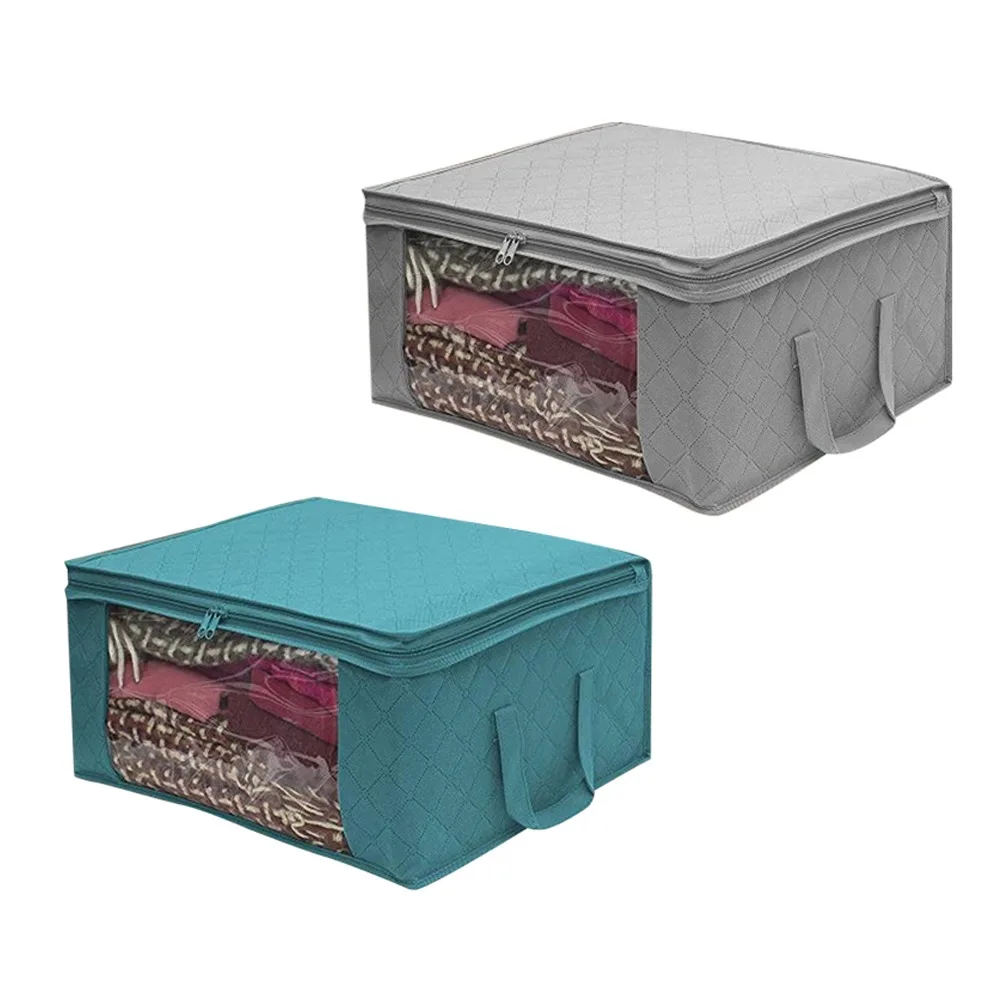 Non-Woven Clothes Storage Bag Quilt Dust-Proof Cabinet Finishing Box Foldable With Zipper Storage Bag Home Closet Organizer
Non-Woven Clothes Storage Bag Quilt Dust-Proof Cabinet Finishing Box Foldable With Zipper Storage Bag Home Closet Organizer