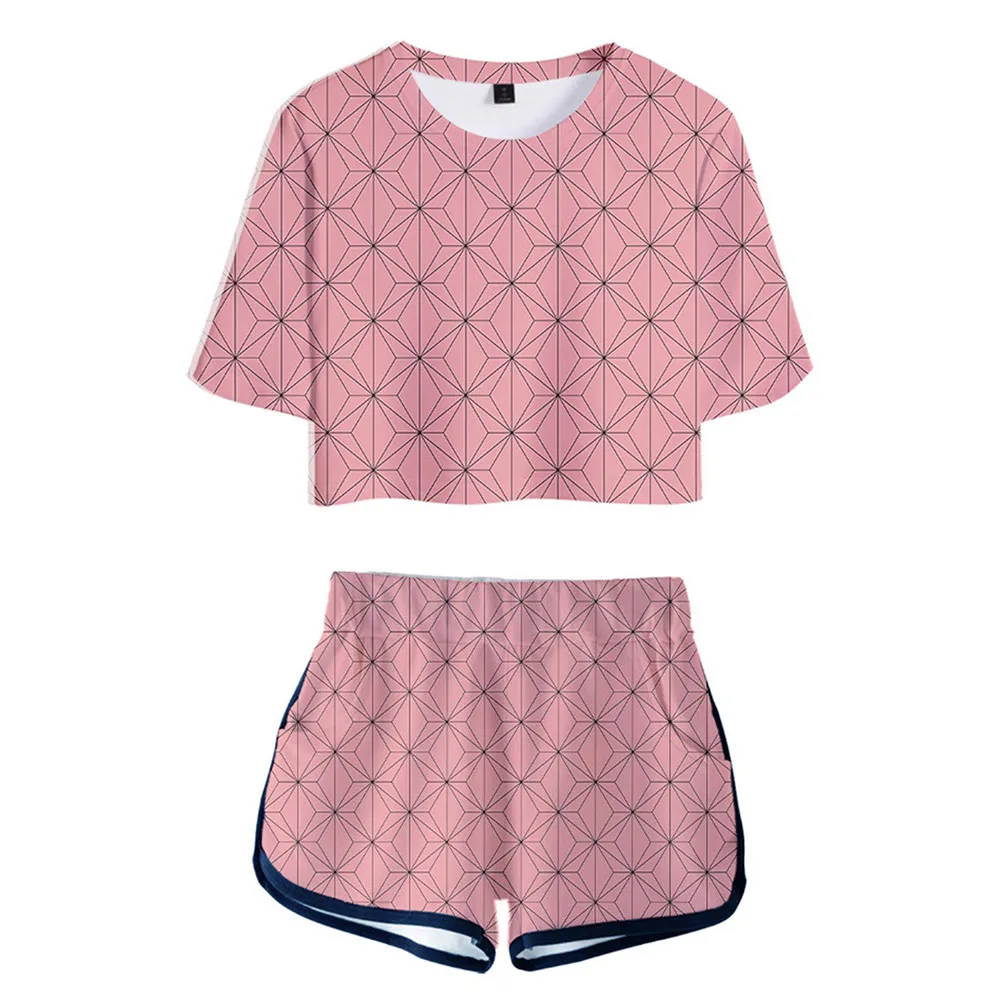 Kids Children Demon Slayer Kamado Nezuko Cosplay Crop Top Shorts Two Piece Sets
Kids Children Demon Slayer Kamado Nezuko Cosplay Crop Top Shorts Two Piece Sets