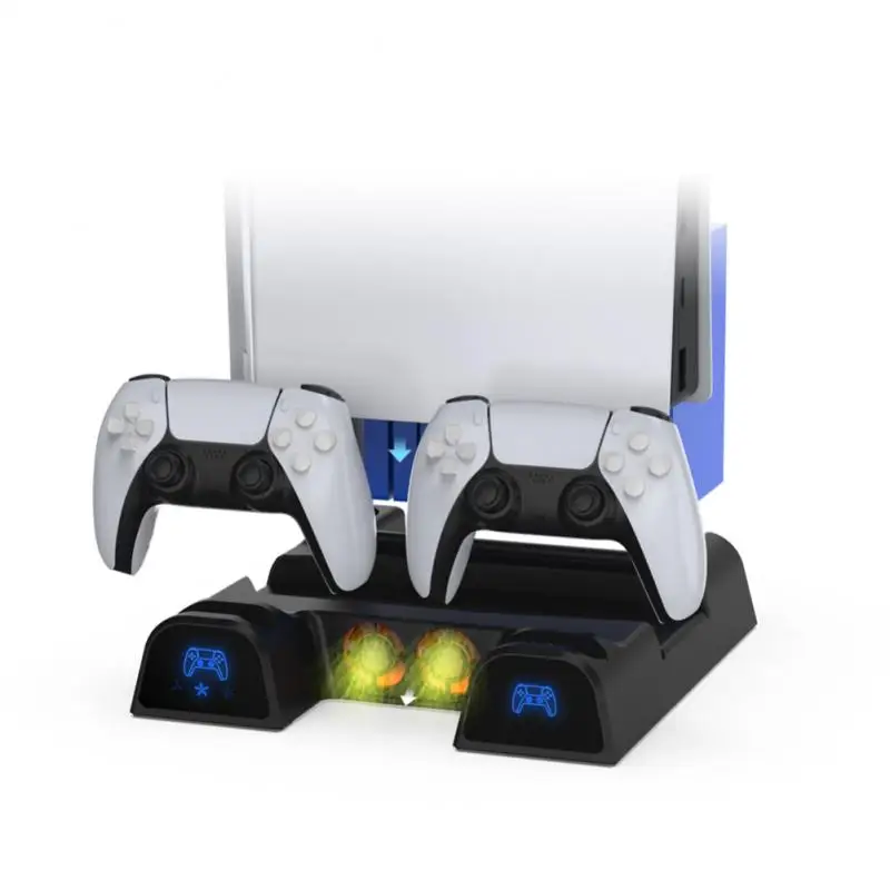 Для консоли PS5, функциональный охлаждающий вентилятор, Подставка для зарядки с Blue Ray для игрового контроллера PS5, подставка для хранения диск...
Для консоли PS5, функциональный охлаждающий вентилятор, Подставка для зарядки с Blue Ray для игрового контроллера PS5, подставка для хранения диск...