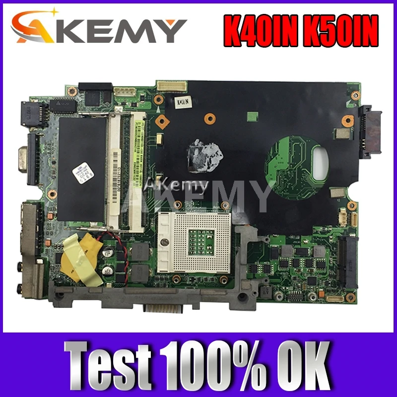 Akemy K40IN K50IN материнская плата для ноутбука For Asus K40IN K50IN X8AIN X5DIN K40IP K50IP K40I K50I K40 K50 тестовая оригинальная материнская плата
Akemy K40IN K50IN материнская плата для ноутбука For Asus K40IN K50IN X8AIN X5DIN K40IP K50IP K40I K50I K40 K50 тестовая оригинальная материнская плата