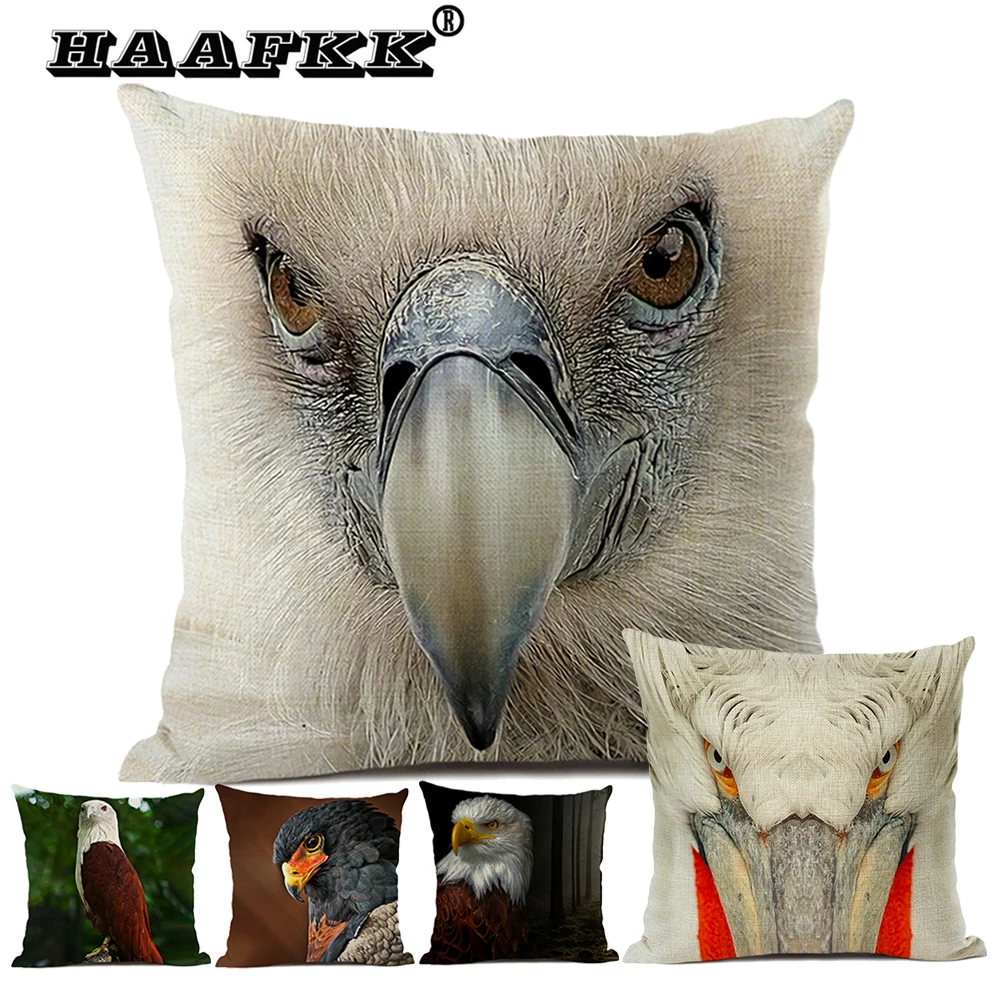 Forest Animal Eagle Series Cushion Cover Linen 45x45cm Cushion Cushion Living Room Sofa Art Decorative Pillow 2020 Fashion New 
Forest Animal Eagle Series Cushion Cover Linen 45x45cm Cushion Cushion Living Room Sofa Art Decorative Pillow 2020 Fashion New