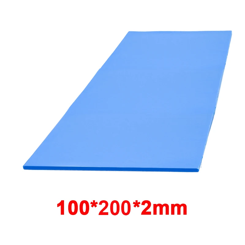 RGEEK High quality 6.0 W/mK 100*200mm Thermal conductivity CPU Heatsink Cooling Conductive Silicone Pad Thermal Pads
RGEEK High quality 6.0 W/mK 100*200mm Thermal conductivity CPU Heatsink Cooling Conductive Silicone Pad Thermal Pads