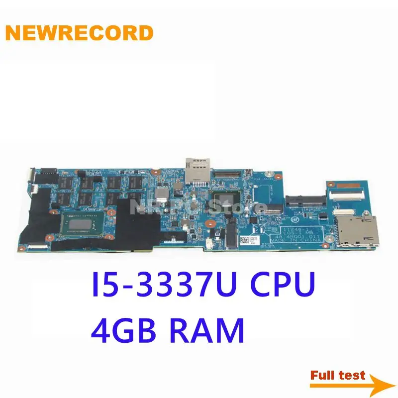 NEWRECORD 04X0848 11246 1 LGS МБ 48.4RQ01.011 для Lenovo Carbon X1 материнская плата ноутбука SR0XL I5 3337U CPU 4 Гб