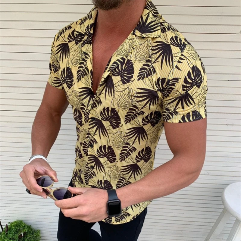 Feitong Men Shirt 2021 Summer Hot Sale Fashion Shirts Casual Short Sleeves Printed Shirts Short-Sleeve Male Tops Blouses
Feitong Men Shirt 2021 Summer Hot Sale Fashion Shirts Casual Short Sleeves Printed Shirts Short-Sleeve Male Tops Blouses