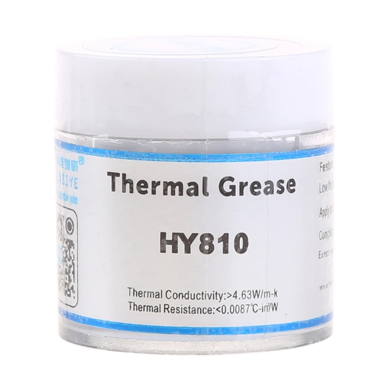 Новинка 2021, охлаждающая паста HY810-CN10 10g, силиконовая паста радиатора для радиатора процессора
Новинка 2021, охлаждающая паста HY810-CN10 10g, силиконовая паста радиатора для радиатора процессора