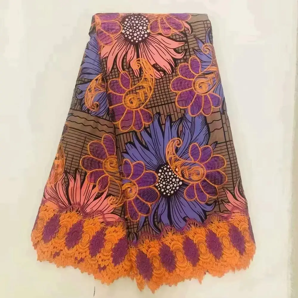 Высокое качество Нигерия воск с тюлем кружевная ткань Африканская французская сетка ткань Анкара воск вышитые кружева 6 Yaeds для вечерние! O51
Высокое качество Нигерия воск с тюлем кружевная ткань Африканская французская сетка ткань Анкара воск вышитые кружева 6 Yaeds для вечерние! O51