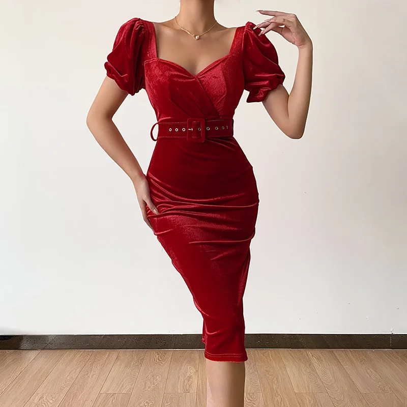 Платье CHRONSTYLE с коротким пышным рукавом, разрезом на спине, винтажное элегантное бархатное платье с квадратным вырезом, платье с высокой тал...
Платье CHRONSTYLE с коротким пышным рукавом, разрезом на спине, винтажное элегантное бархатное платье с квадратным вырезом, платье с высокой тал...