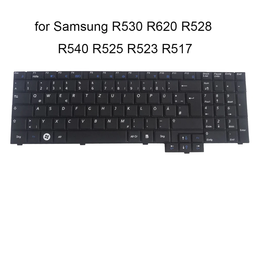 Немецкая клавиатура для ноутбуков Samsung NP R530 R620 R528 R540 R525 R517 R523 RV508 Euro GR GE, черные запасные части
Немецкая клавиатура для ноутбуков Samsung NP R530 R620 R528 R540 R525 R517 R523 RV508 Euro GR GE, черные запасные части