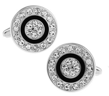 Round Design Fashion Crystal Cufflinks Quality Brass Material Black Color Cuff Links Wholesale & Retail
Round Design Fashion Crystal Cufflinks Quality Brass Material Black Color Cuff Links Wholesale & Retail