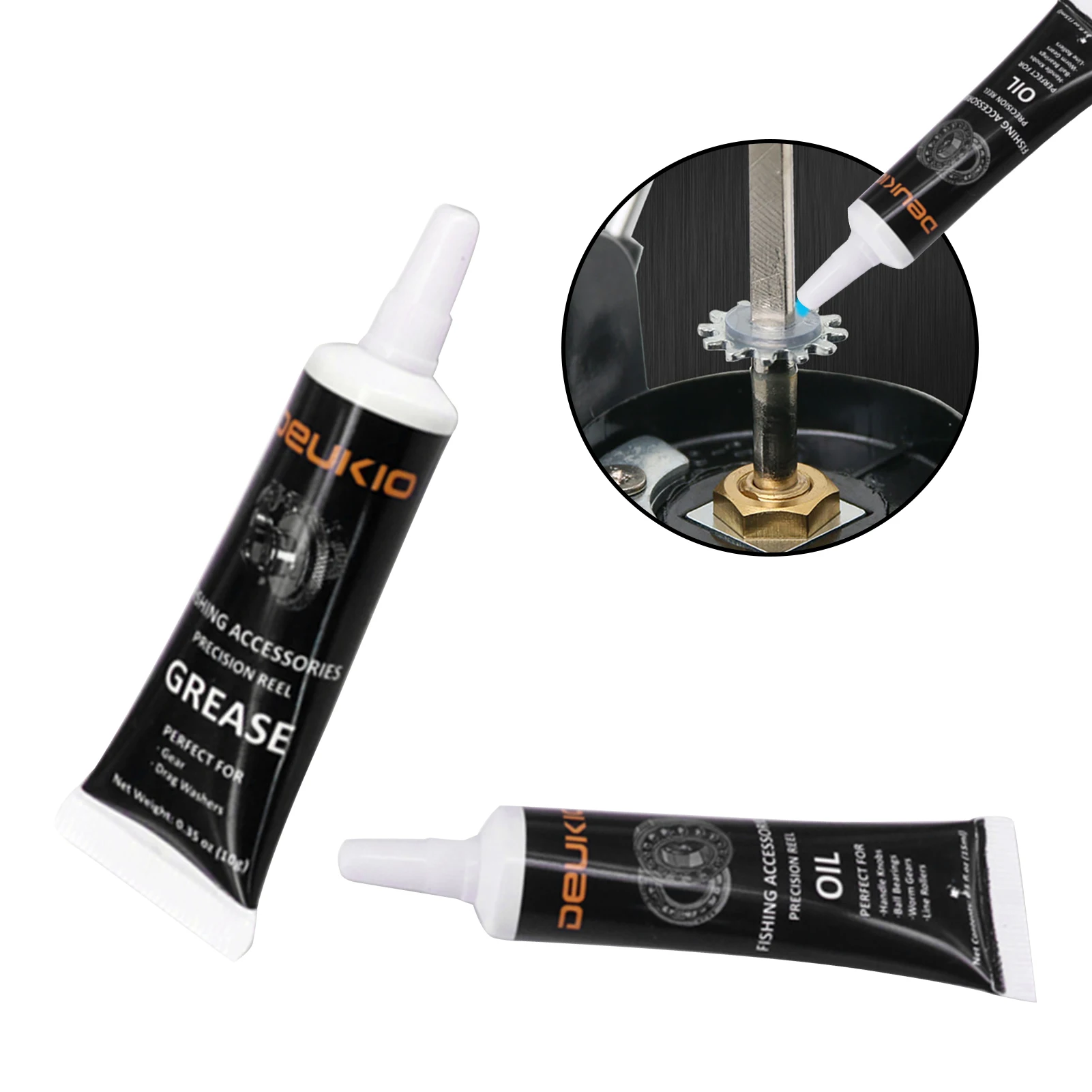 Fishing Reel Lubricating Grease and Lubricant Oil Fishing Accessories Metal Sprocket Bearing Maintenance Bearing Oil
Fishing Reel Lubricating Grease and Lubricant Oil Fishing Accessories Metal Sprocket Bearing Maintenance Bearing Oil