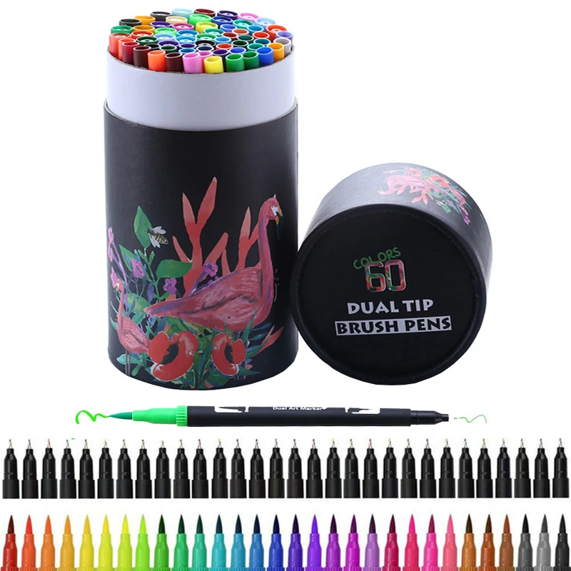 Цвета FineLiner Рисование художественные Маркеры Ручка для акварели двойной кончик кисти эскиз школьные принадлежности манга маркер цвета
Цвета FineLiner Рисование художественные Маркеры Ручка для акварели двойной кончик кисти эскиз школьные принадлежности манга маркер цвета