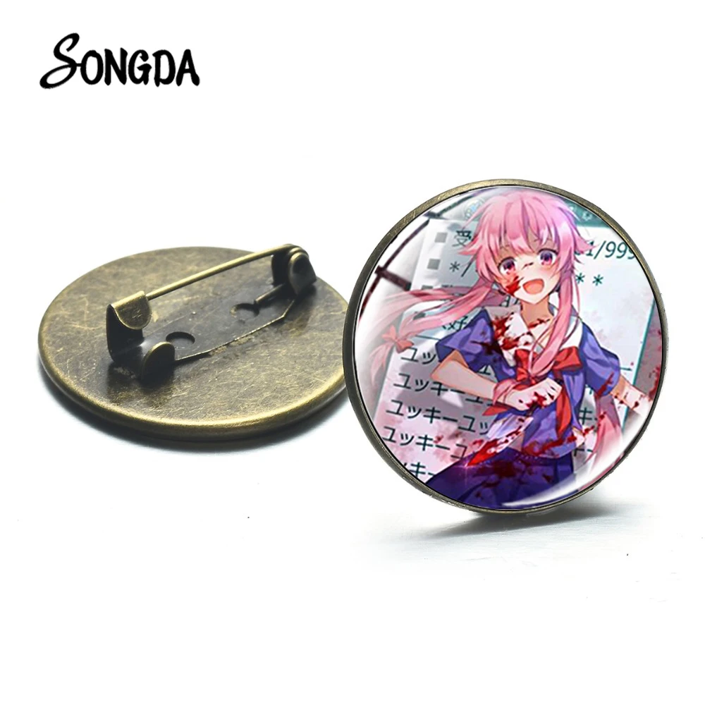 Японское аниме Mirai Nikki Future Diary коллекция Значки для косплея мультяшный узор